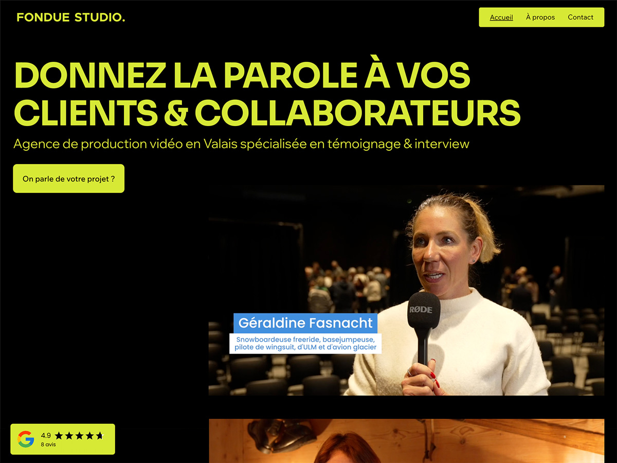 Fondue Studio — réalisation par FORSTEL Consulting