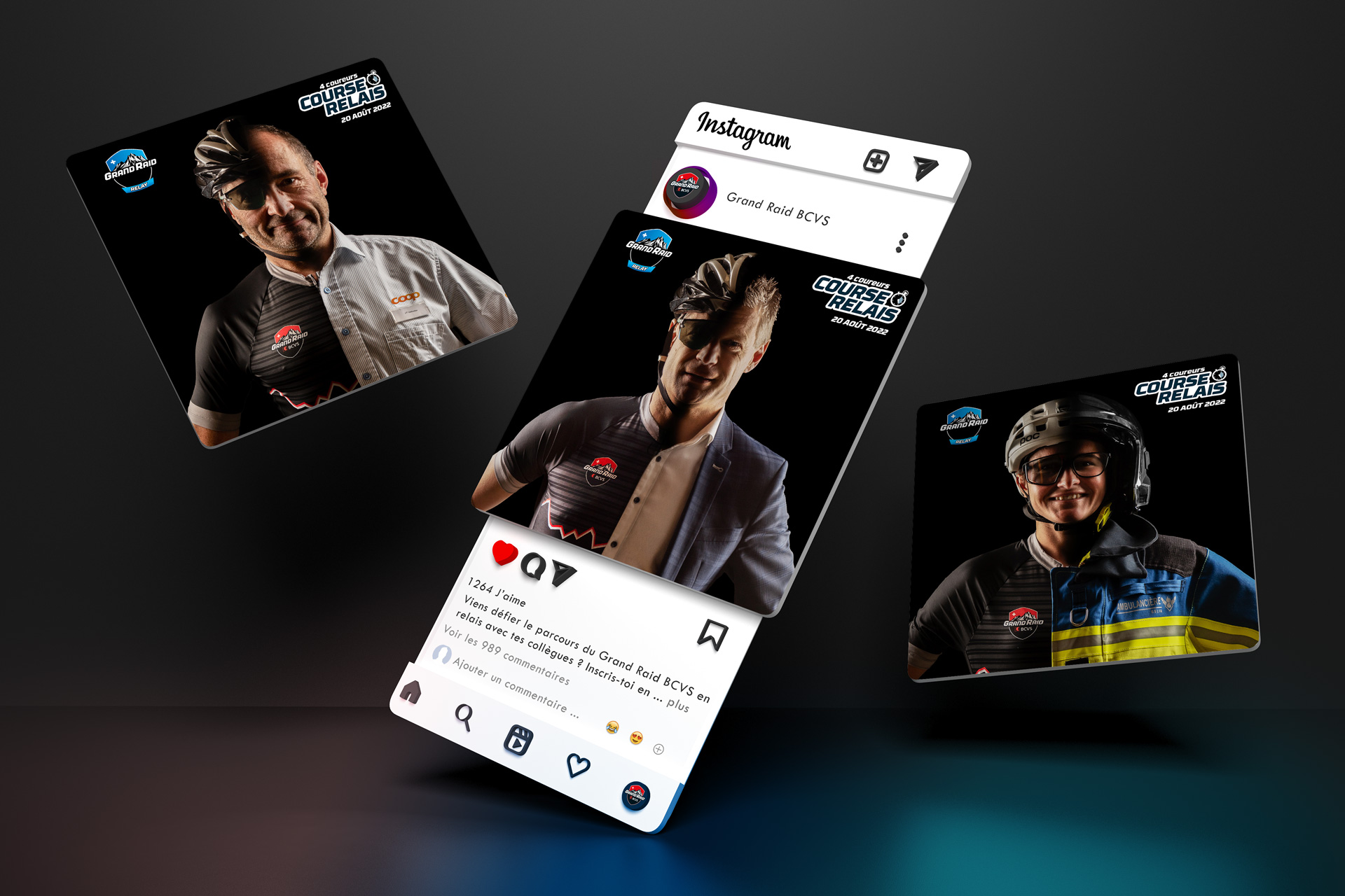 Grand Raid BCVS — campagne digitale et production vidéo — visuel 1