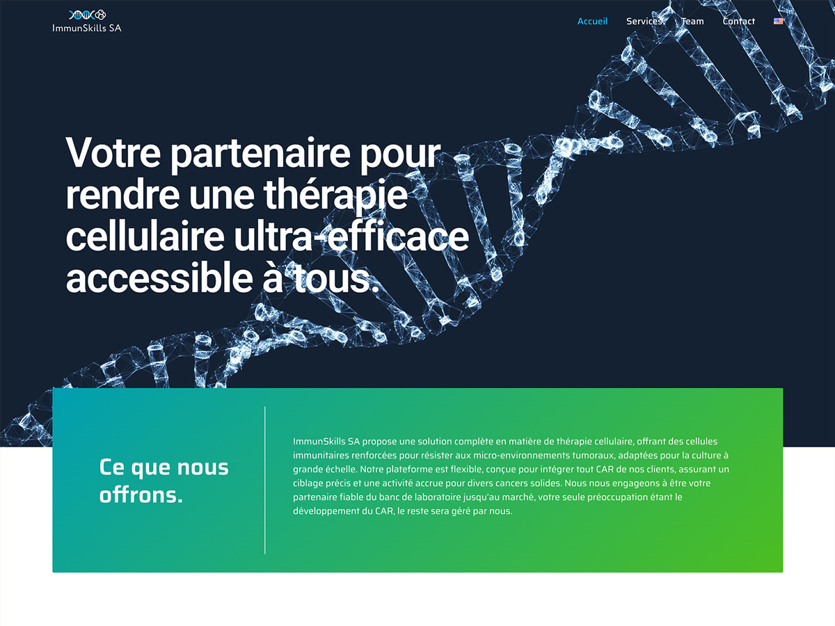 ImmunSkills — projet marketing — visuel 1