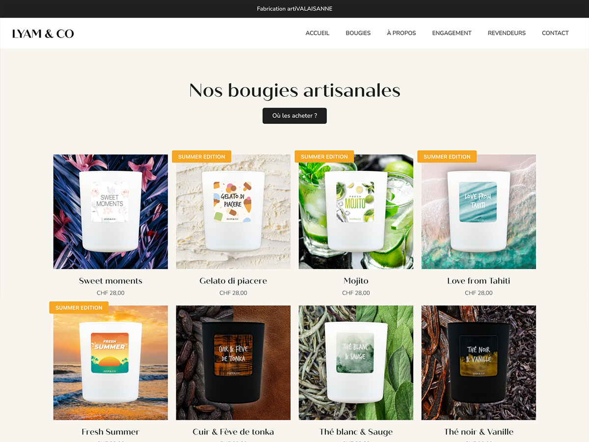 Lyam & Co — projet marketing — visuel 1