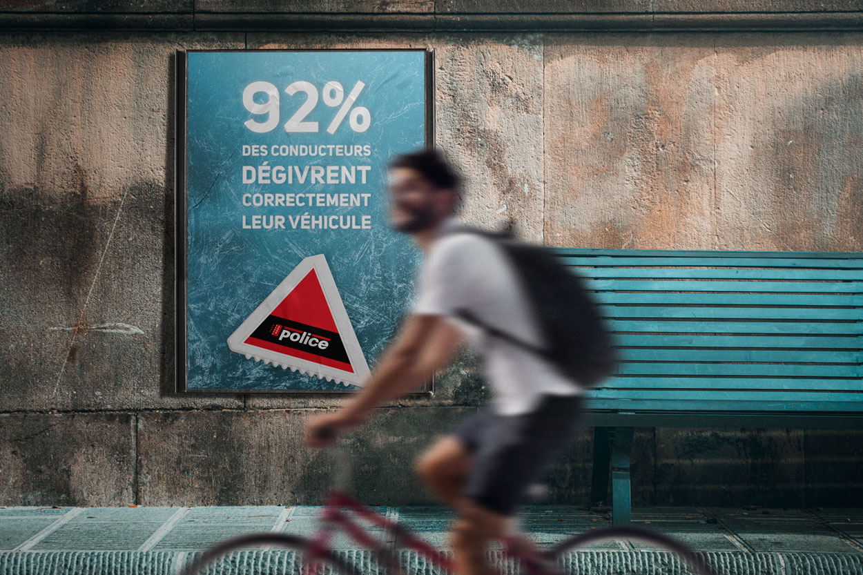 Police cantonale valaisanne — campagne de prévention bilingue — visuel 2