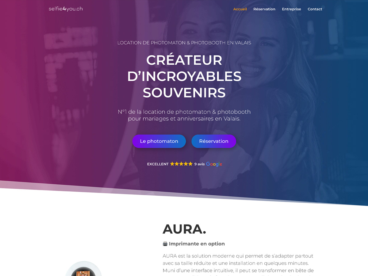 Selfie4you — projet marketing — visuel 1